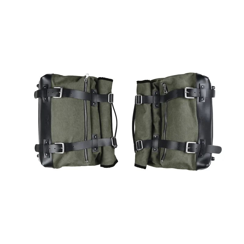 Moto Guzzi canvas side bags PAIR