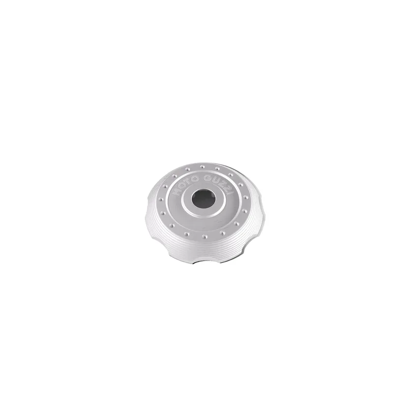 Moto Guzzi CNC FUEL TANK CAP - SILVER