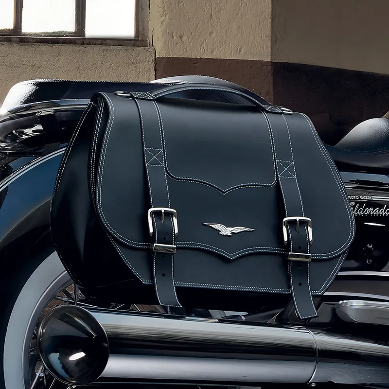 Moto Guzzi LEATHER SIDE BAGS KIT
