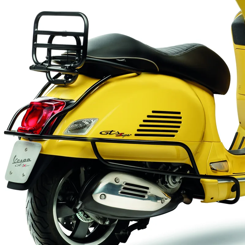 Vespa GTS REAR SIDE PROTECTION BLACK